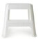 Sturdy Non Slip Plastic 2-Level Home Step Stool, 18.75-Inch Tall, White